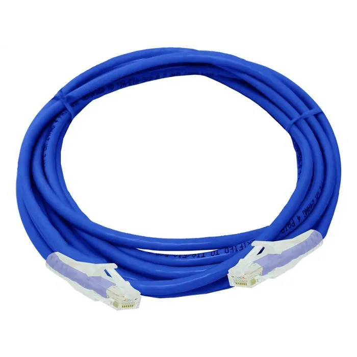 Linkbasic 3 Meter UTP Cat6 Flylead x 2 - Blue