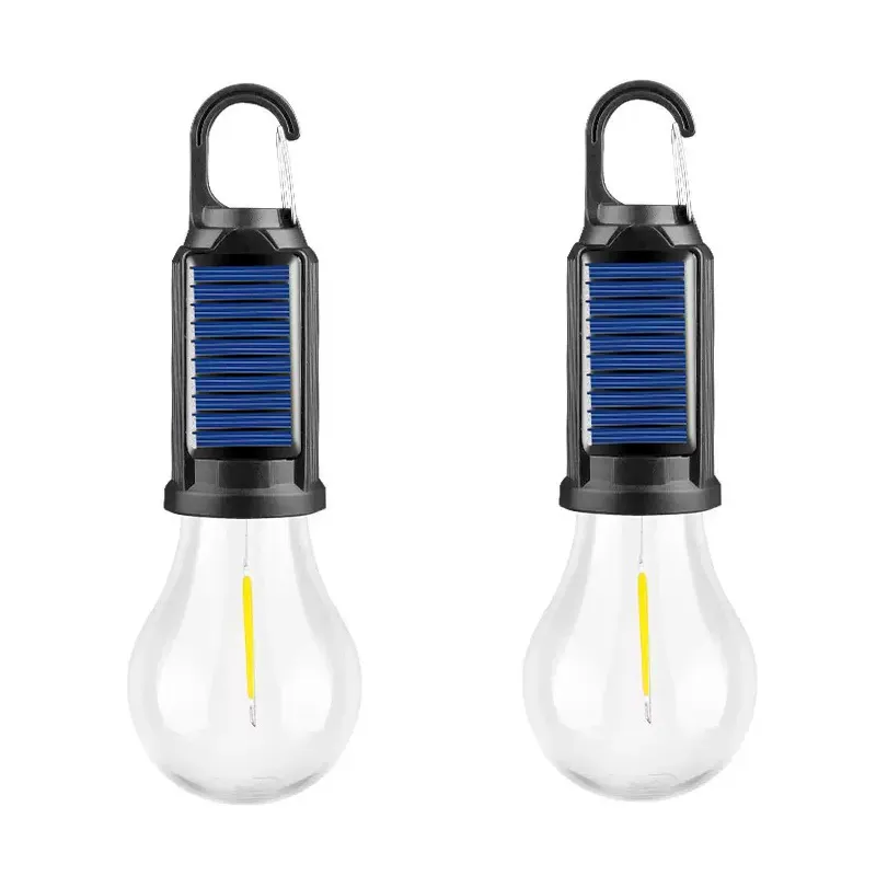 Solar Camping Light Bulbs (2-Pack) - Outdoor Emergency Lighting Essential