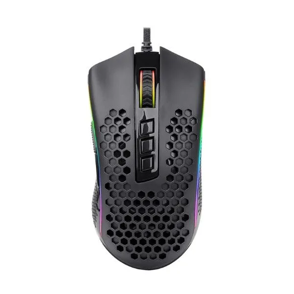 REDRAGON STORM 12400DPI 7 Buttons|Ergonomic Design|P3327 Optical Sensor|Lightweight Body|RGB Backli…