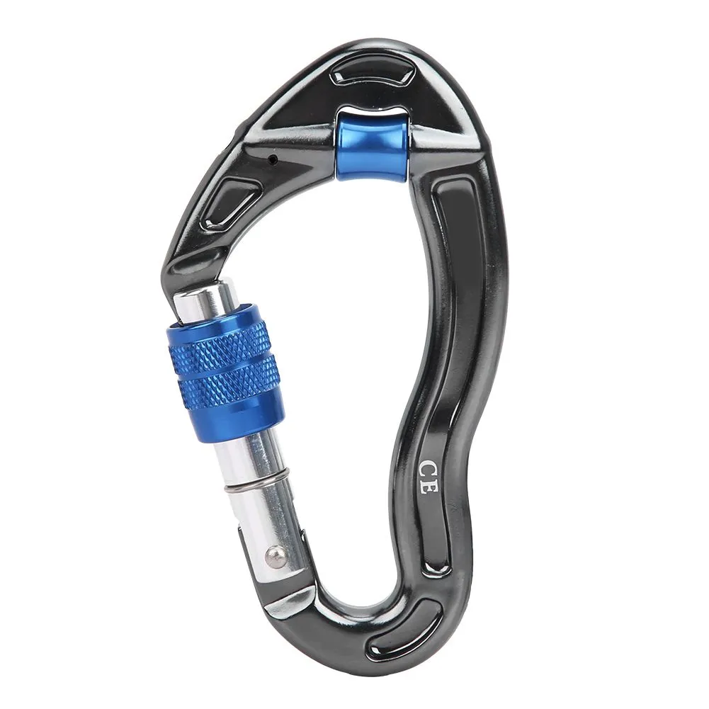 Blue Anti-Skid Rope Snap Clip Lock Buckle Hook Daily Use