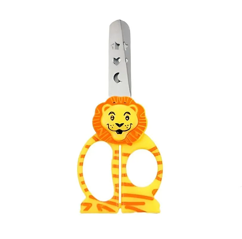 Motarro Kids Animal Cartoon Craft Safety Scissors - Lion