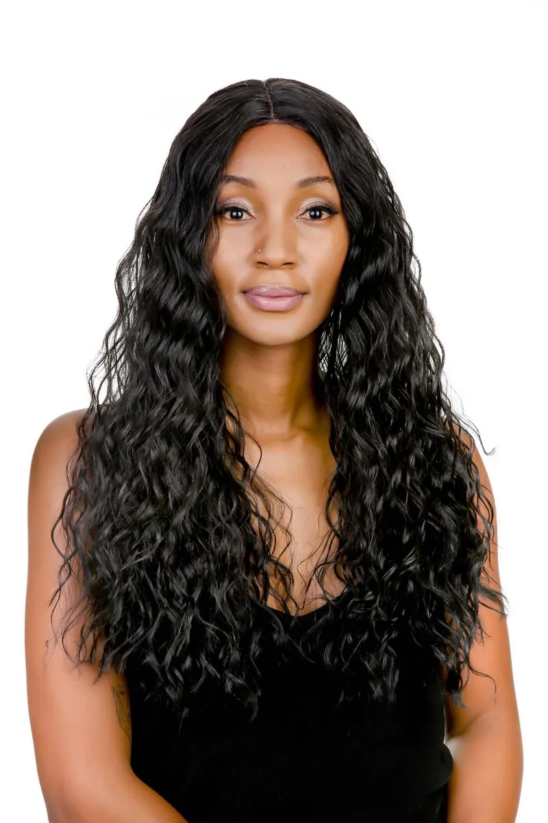 Wigs Magic Long Size Synthetic Lace Front And Parting Wig Zandra - COLOR 1B