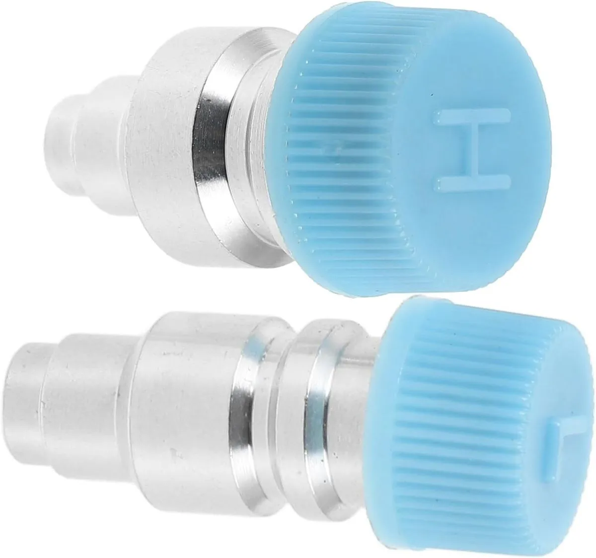 2Piece High and Low Pressure Vehicle Adapter Fittings Quick Connect Coupler