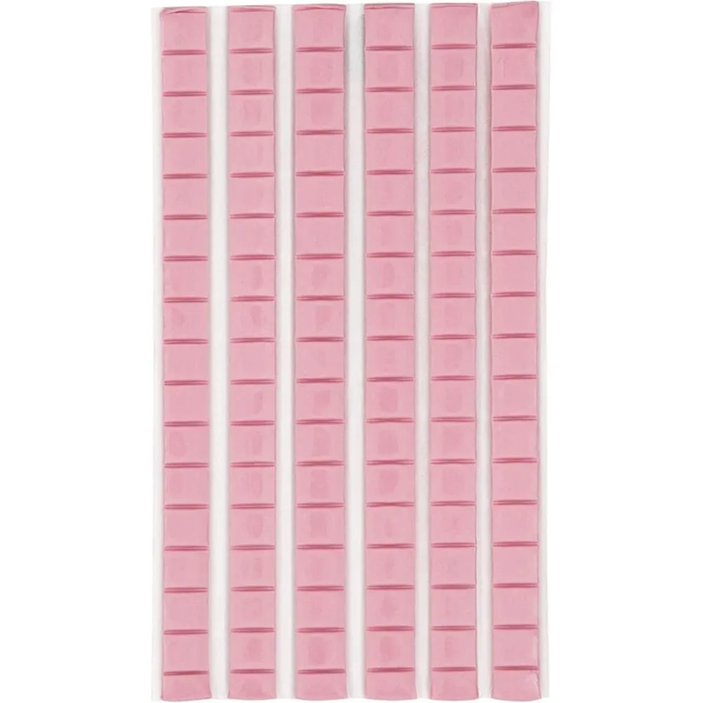 96 Pcs Adhesive Poster Tacky Putty Sticky Non-Toxic Reusable (Pink)