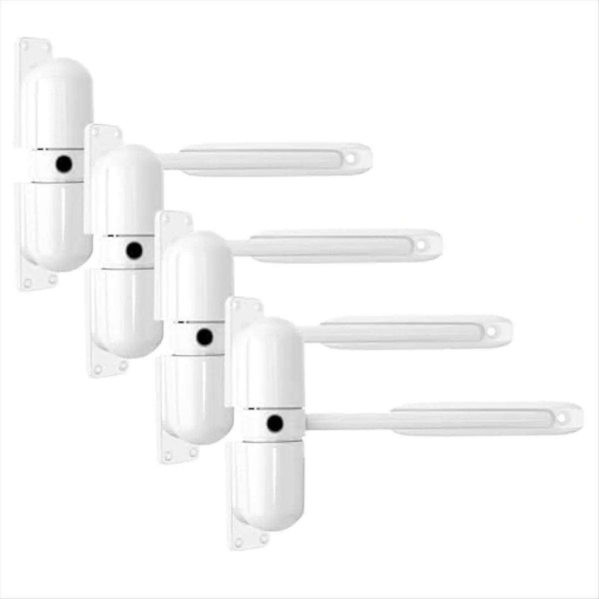 4 Pcs Auto Door Closer Spring Door Closer for Garage Compatible with None