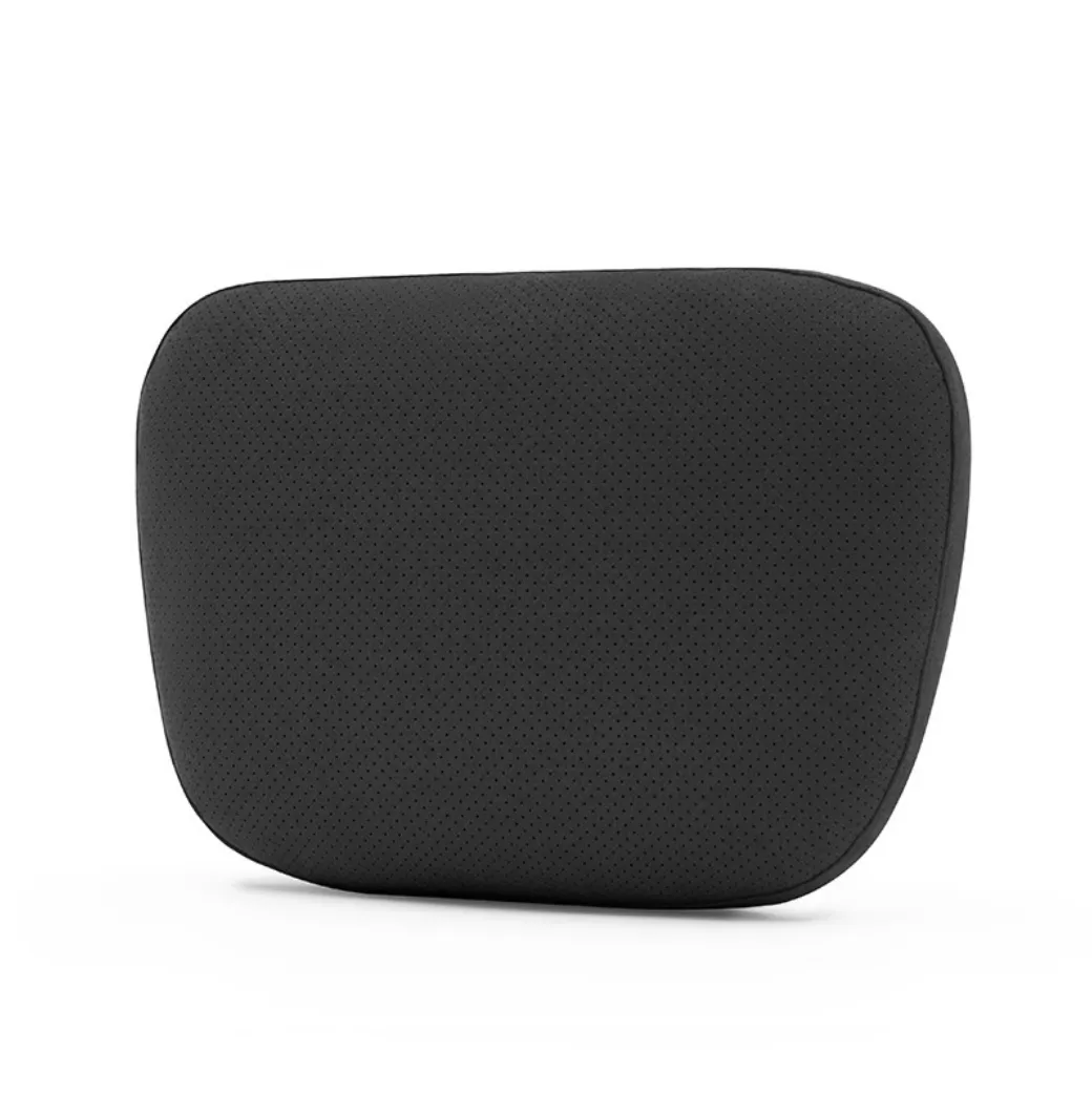 2PCS Car Neck Pillow Car Seat Headrest Pillow Auto Memory Cotton Protector - Black