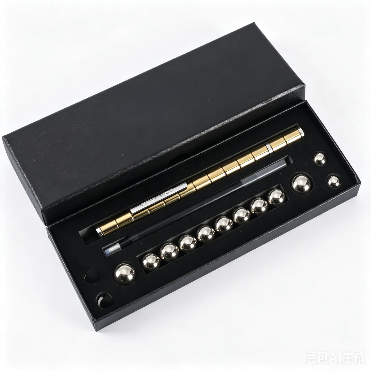 Magnetic Pen Set - Stress Relief, Floating Effect, 13 Rings