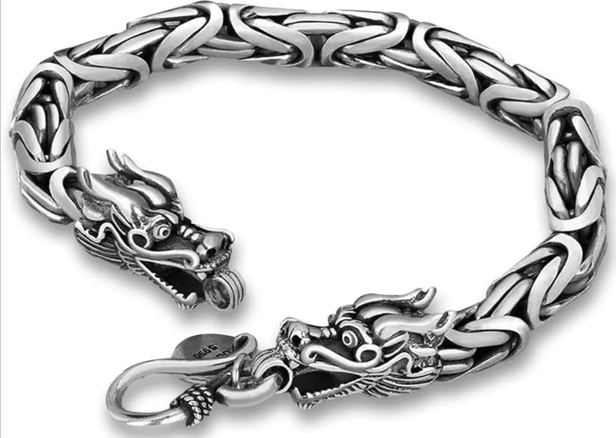 Dragon Silver Bracelet