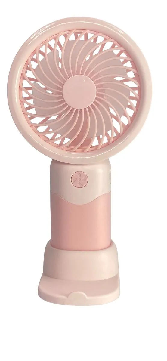 Portable Mini USB Rechargeable Fan - Pink
