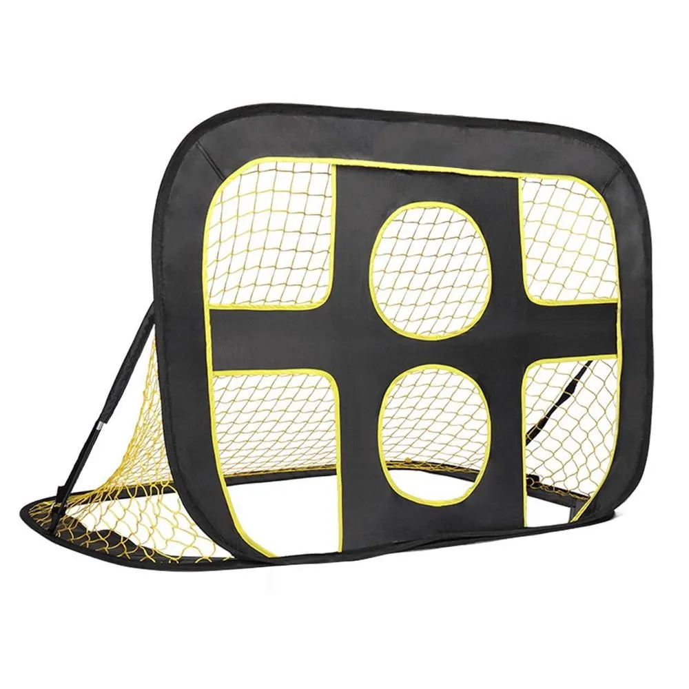 Sport Training Portable Foldable Football/Soccer Multi-Hole Goals (120cm)