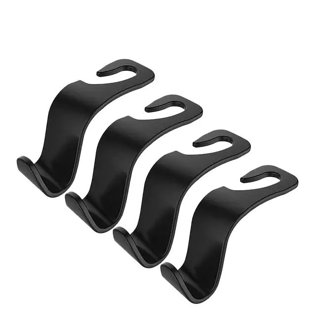 4 Pack Car Seat Headrest Hook Hanger Storage Organizer Interior Accessories