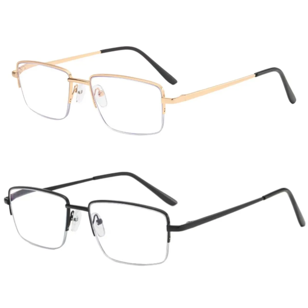 2 Pack Reading Glasses Blue Light UV Blocking - Bifocal Reading Glasses