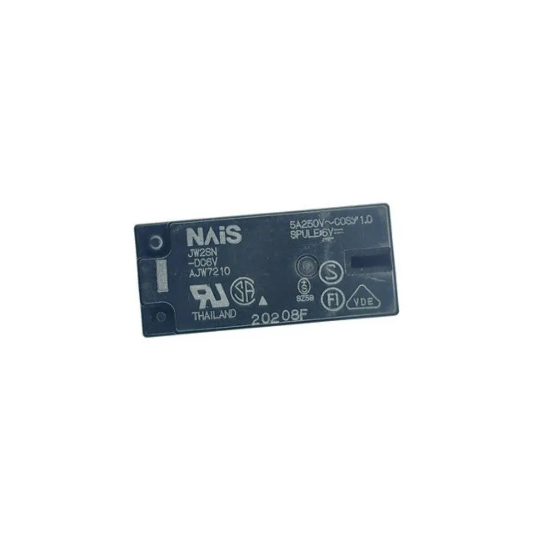 JW2SN DC6V Compact PCB Power Relay DPDT 5A Silver Contacts Industrial