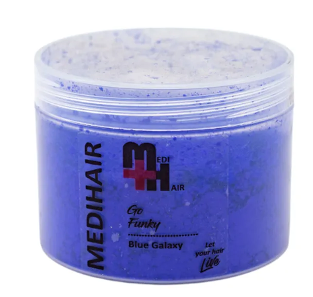 Medi Hair - Go Funky - Temporary Hair Colour 100g x 2 - Blue Galaxy 