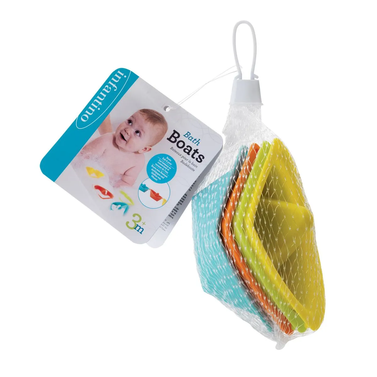 Infantino - Bath Boats 4 Pack