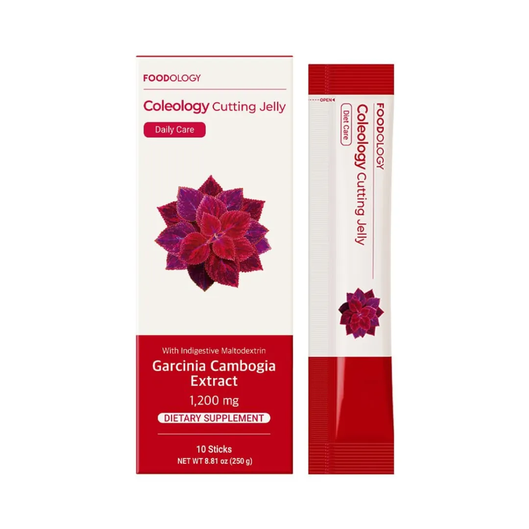 FOODOLOGY Korea Coleology Cutting Stick Jelly (Pomegranate) 10 Sticks 250g