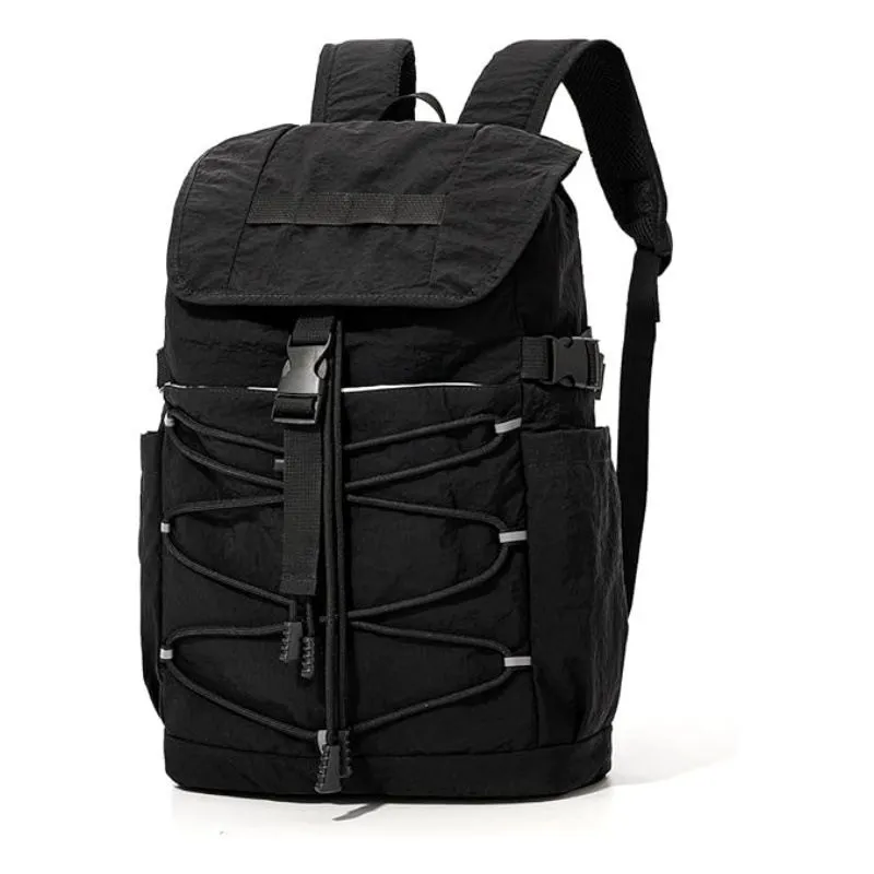 Lightweight Daypack Multipocket Hiking - Black
