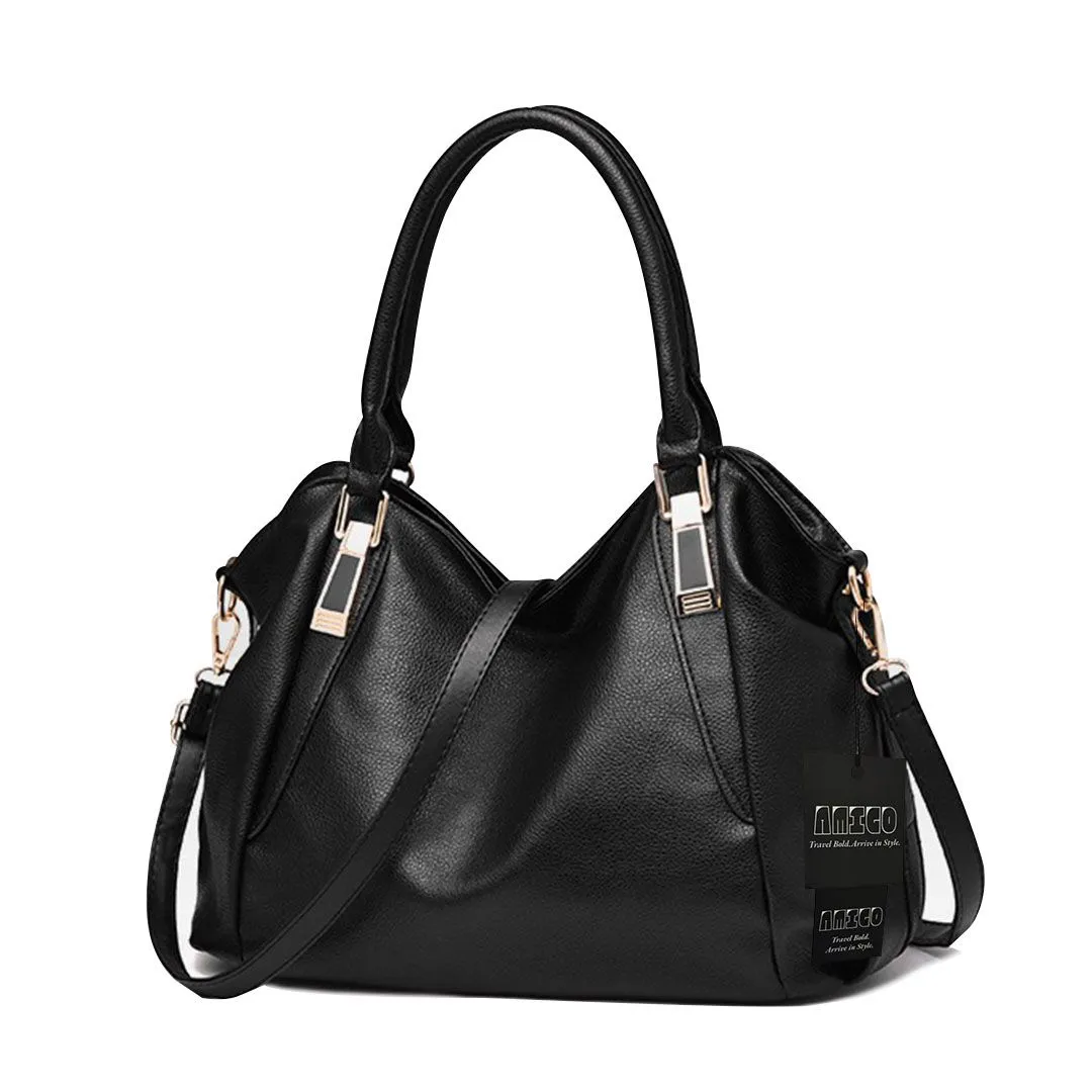 Women Handbags PU Leather Crossbody Shoulder Tote Bag Fashion for Lady