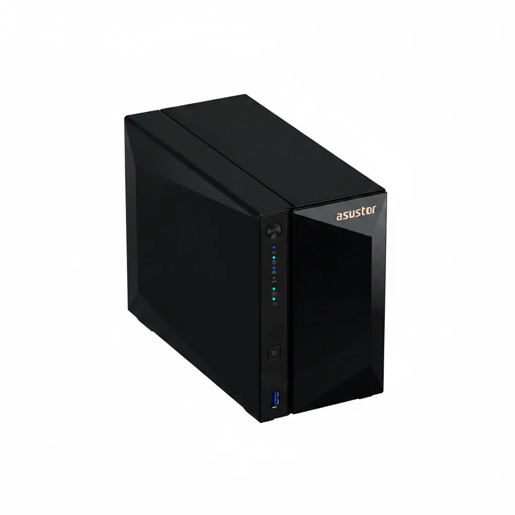 Asustor 2-Bay NAS Server with 36TB Capacity and Quad-Core Processor