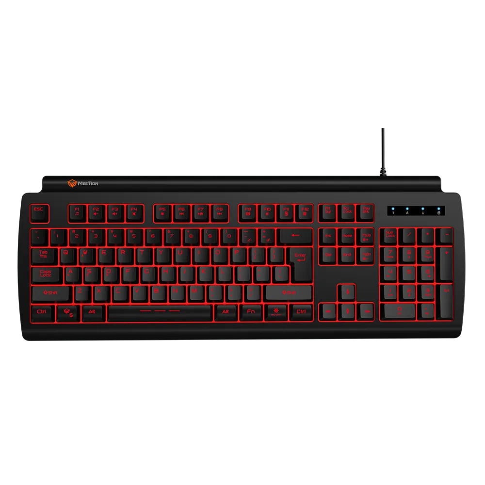 Meetion K9000 Backlight Membrane Keyboard - Black