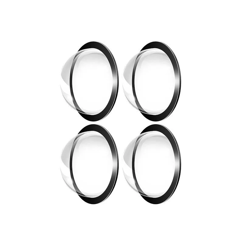 Front Camera Lens Guard Cover Kits Compatible with Most Vehicles - 4 Pack