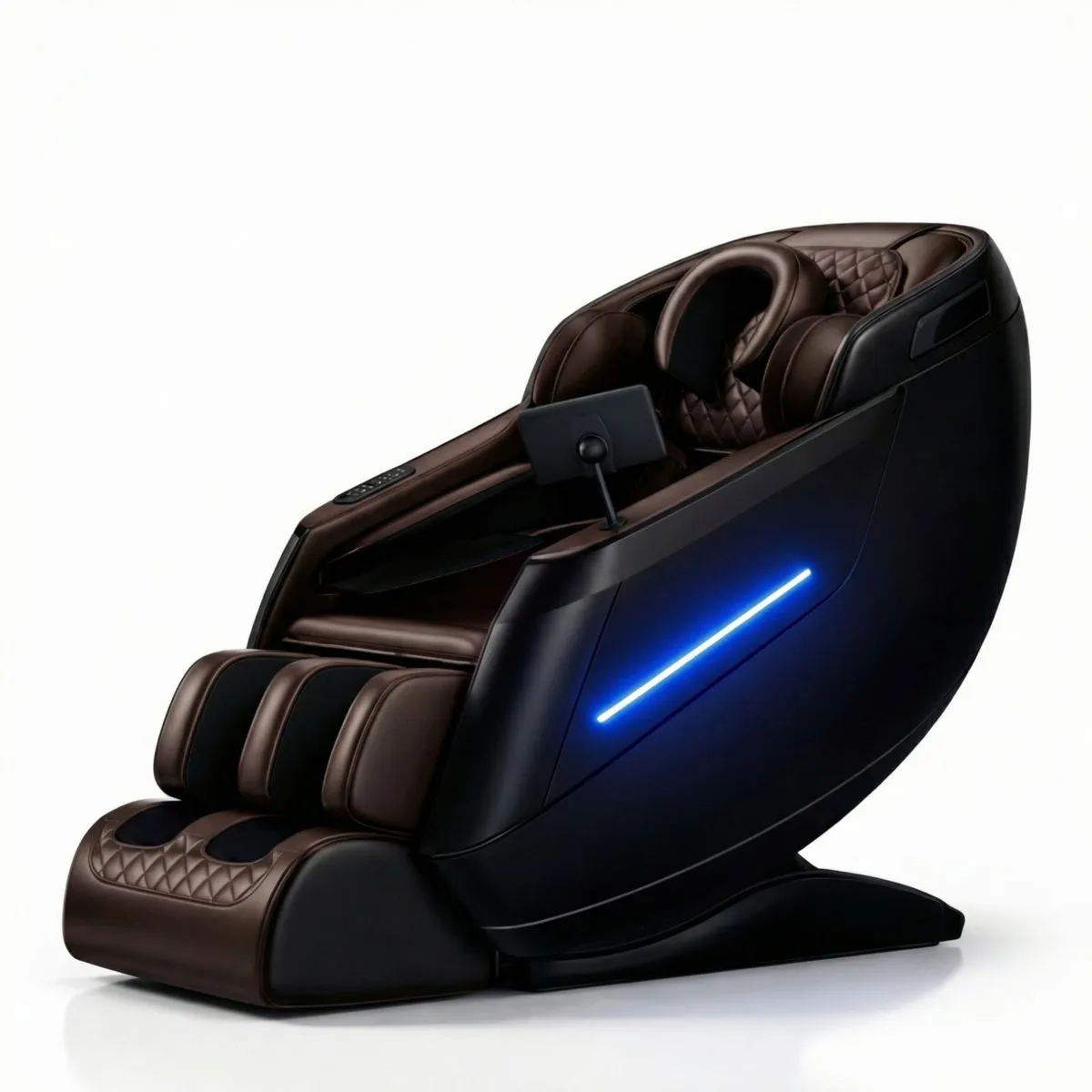ITOUCH AI Full Body Massage Chair, Voice Control, Zero Gravity, Bluetooth - Espresso Black