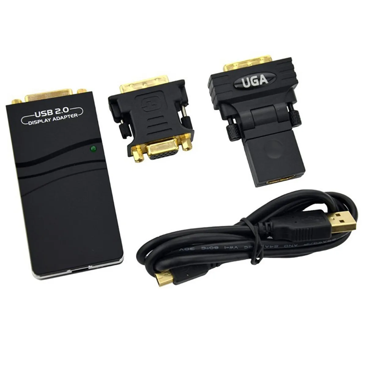 External Graphic Video Adapter Usb 2 0 To Dvi/Vga/Hdmi For Windows