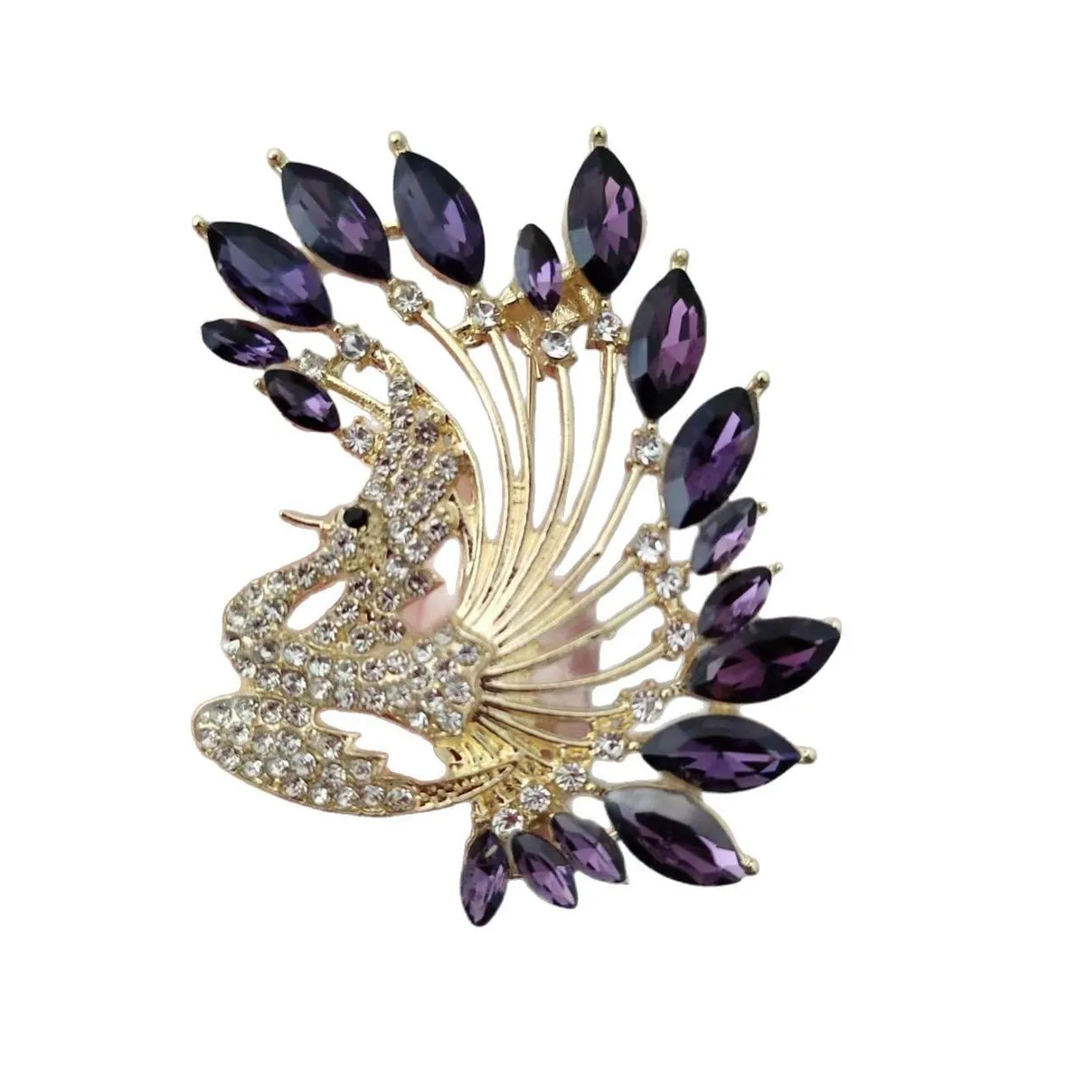 Women's Fashionable and Versatile Peacock Brooch Fashion Jewelry Stylish