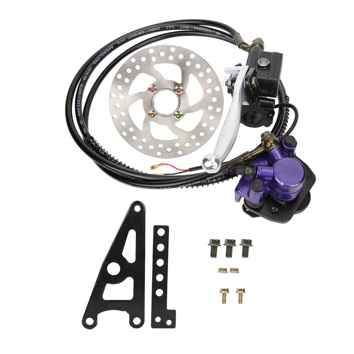 Universal Aluminum Rear Hydraulic Brake Caliper for EV Mod