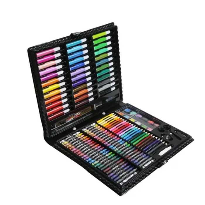150 Piece Art Children Painting Supplies Art Pen Mark Pen - Black