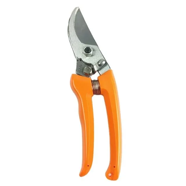 Multifunctional Stainless Steel Sharp Shears Garden Pruner Scissor - Orange
