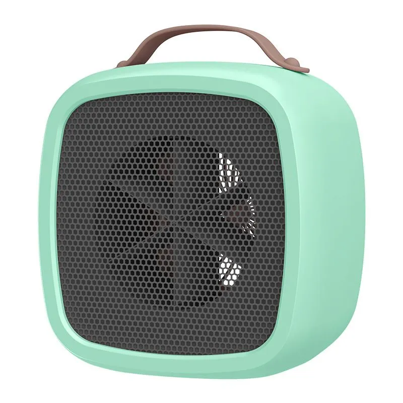 IPSTYLE Mini Heater for Indoor Use Fast Heating Household Desktop Fan - Blue