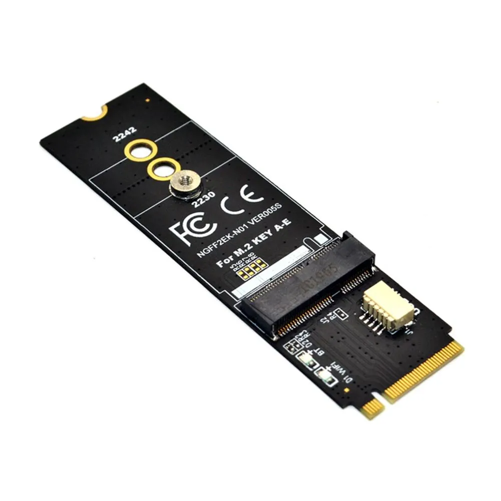 M.2 KEY-M to KEY A-E/E Adapter Riser Card for NGFF PCIE