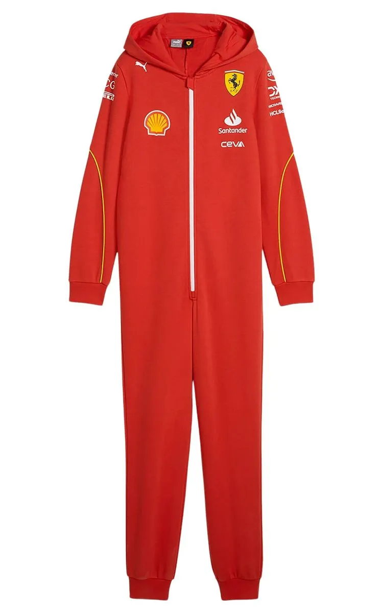 2024 Scuderia Ferrari F1 Kids Team Hooded Jumpsuit