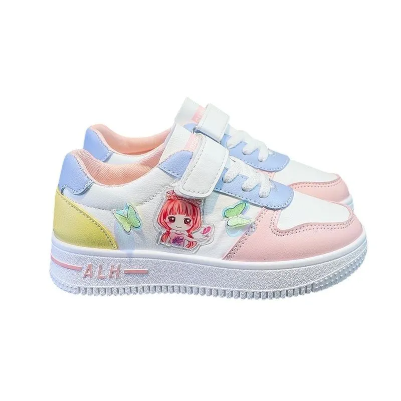 Butterfly Princess Pink Pastel Sneakers for Girls