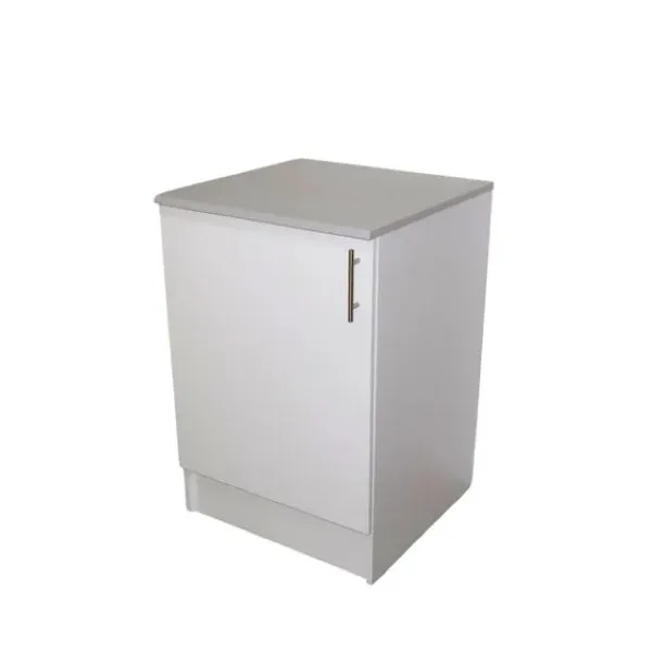 Base Unit 600mm White Requires Assemblying