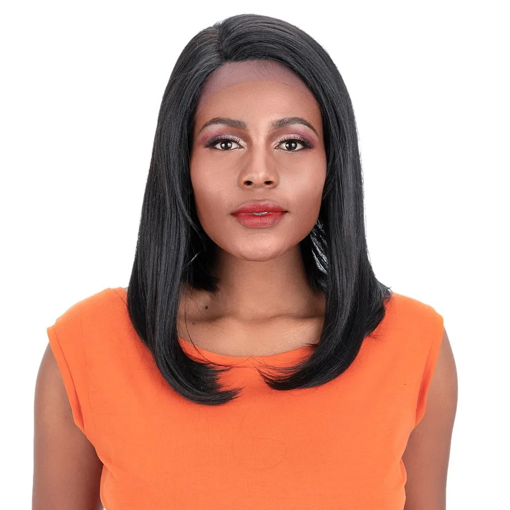 Wigs Magic Long Size Synthetic Lace Front And Parting Wig New Rosa - COLOR 1B