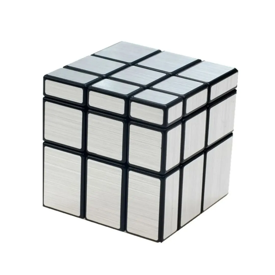 Silver Magic Mirror Unique Rubik's Cube - Educational Toy for All Ages