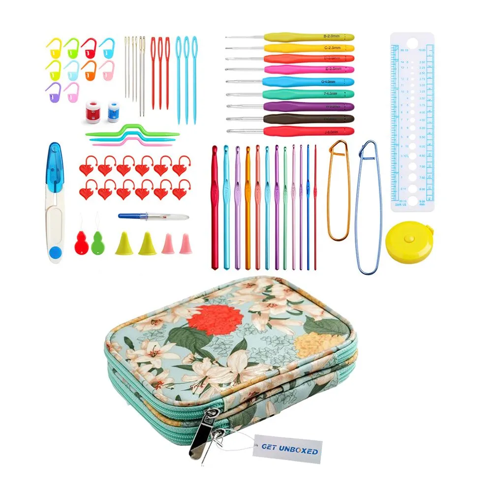 DIY Knitting Needles Crochet Hooks Kit with Storage Bag
