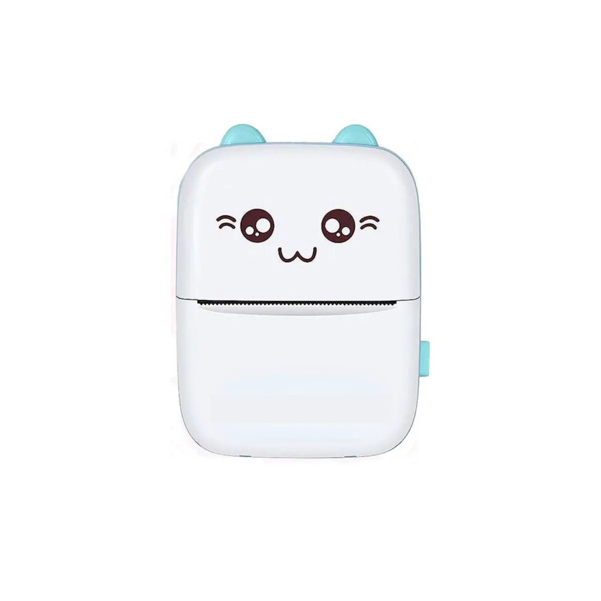 Mini Printer- Fast Printing, Learning Support, Travel Memories, Portable - Blue