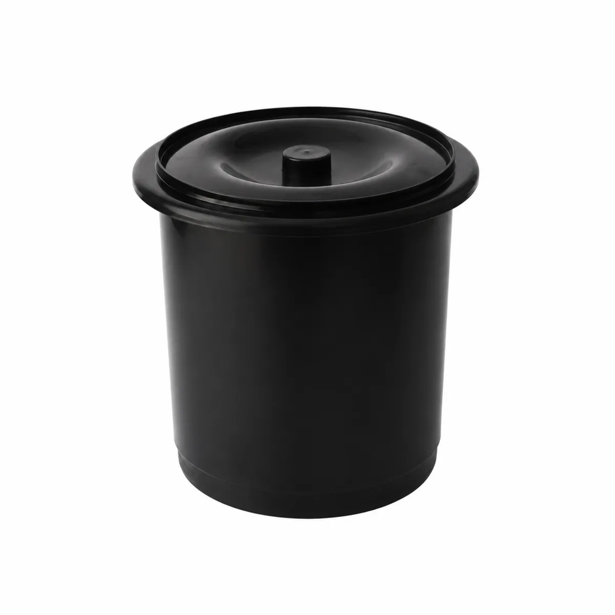 43L Utility Storage Container with Lid - Black