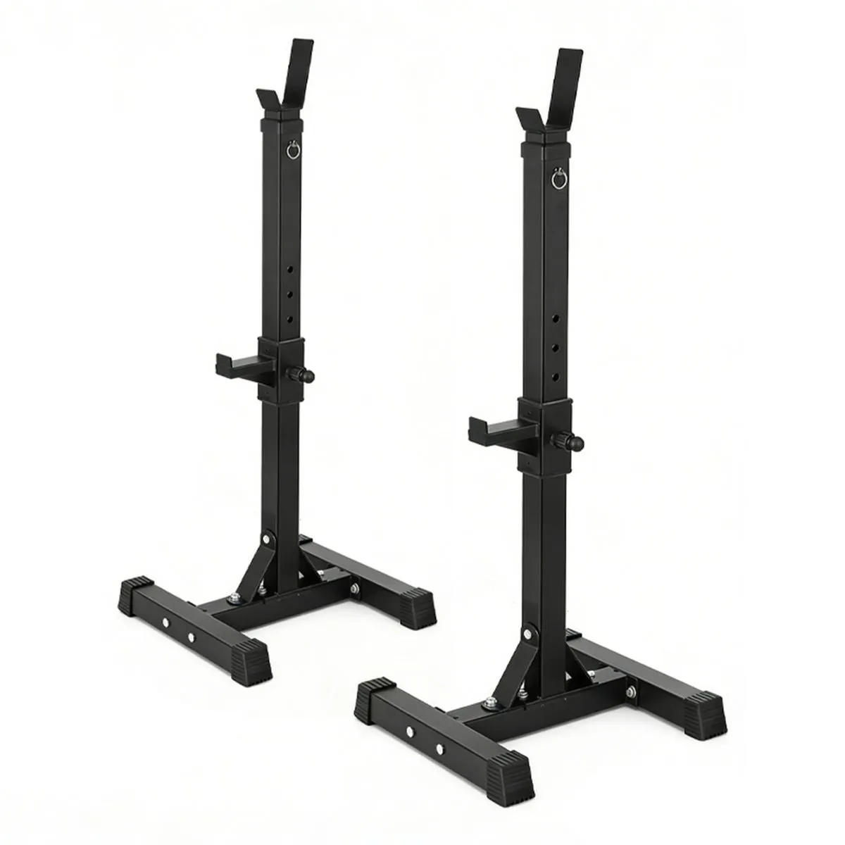 Adjustable Barbell Rack - Squat Bench Press Stand -Multi-Function Equipment