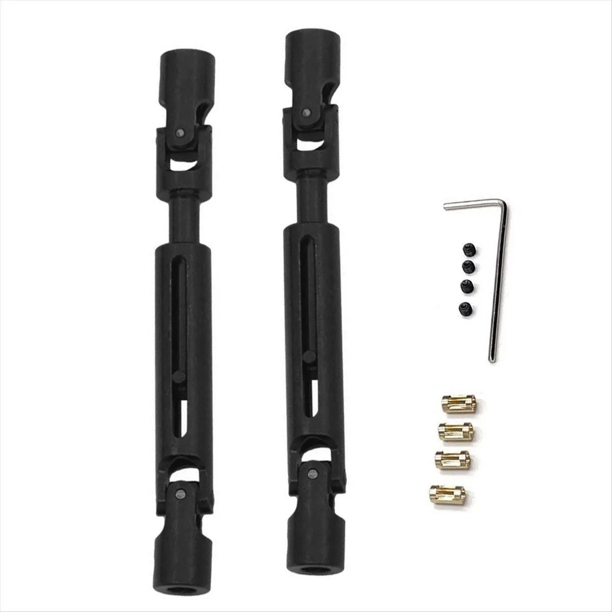 2Pcs MN82 LC79 Metal Drive Shaft Driveshaft CVD for Mang Cow MN82 LC79 RC T