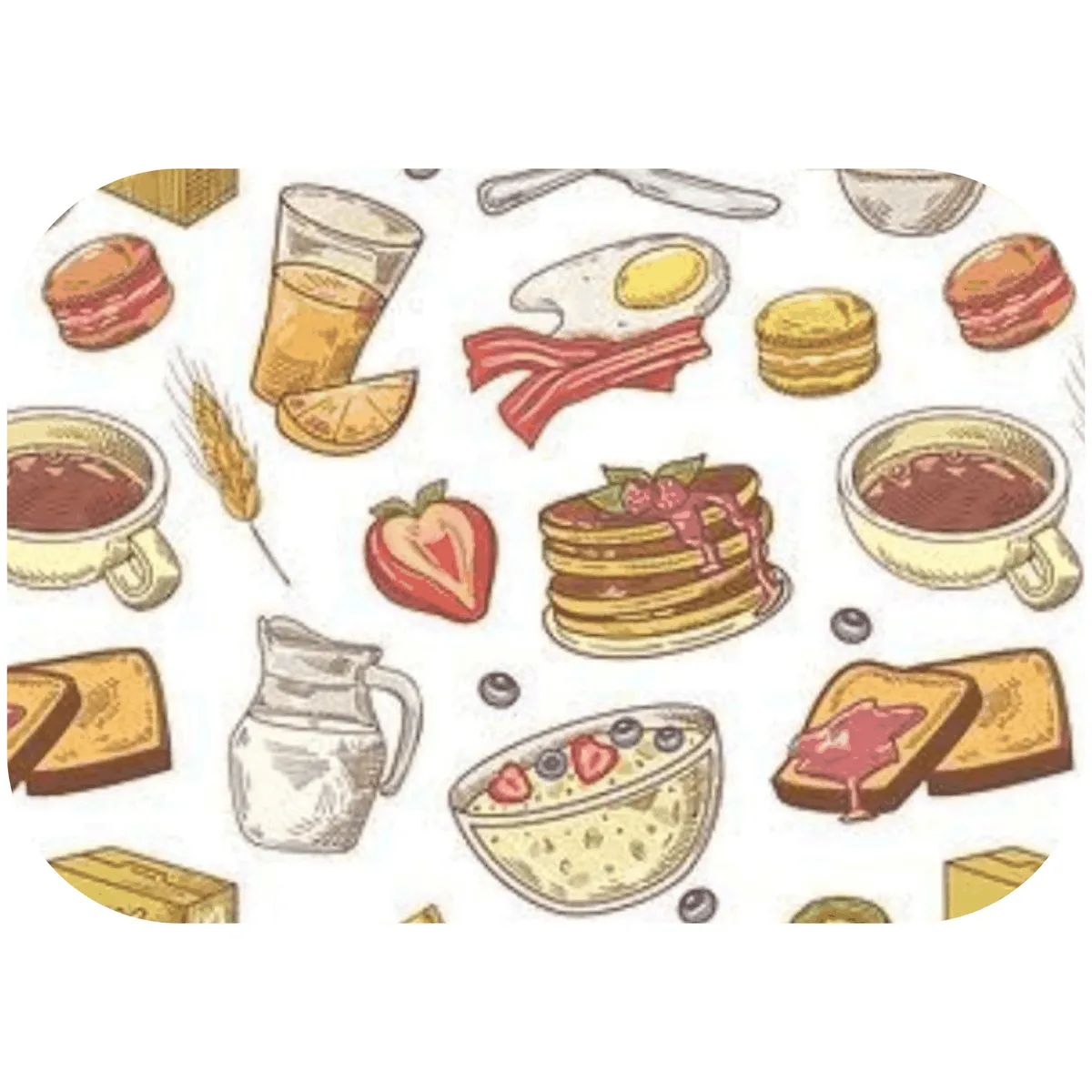 Kitchen Bakery Printed Mouse Pad
