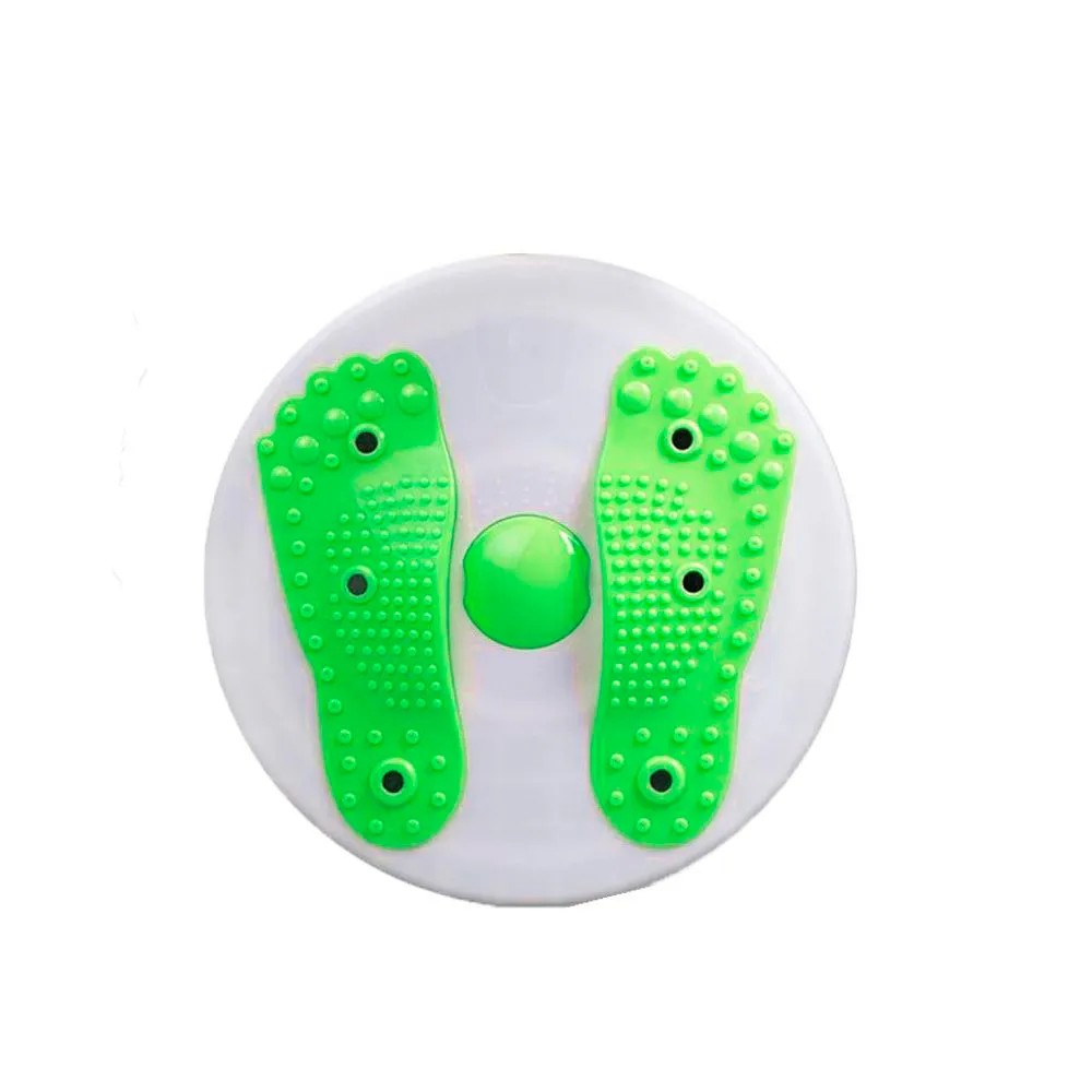 Fitness Magnet Waist Twisting Disc Balance Board - Green