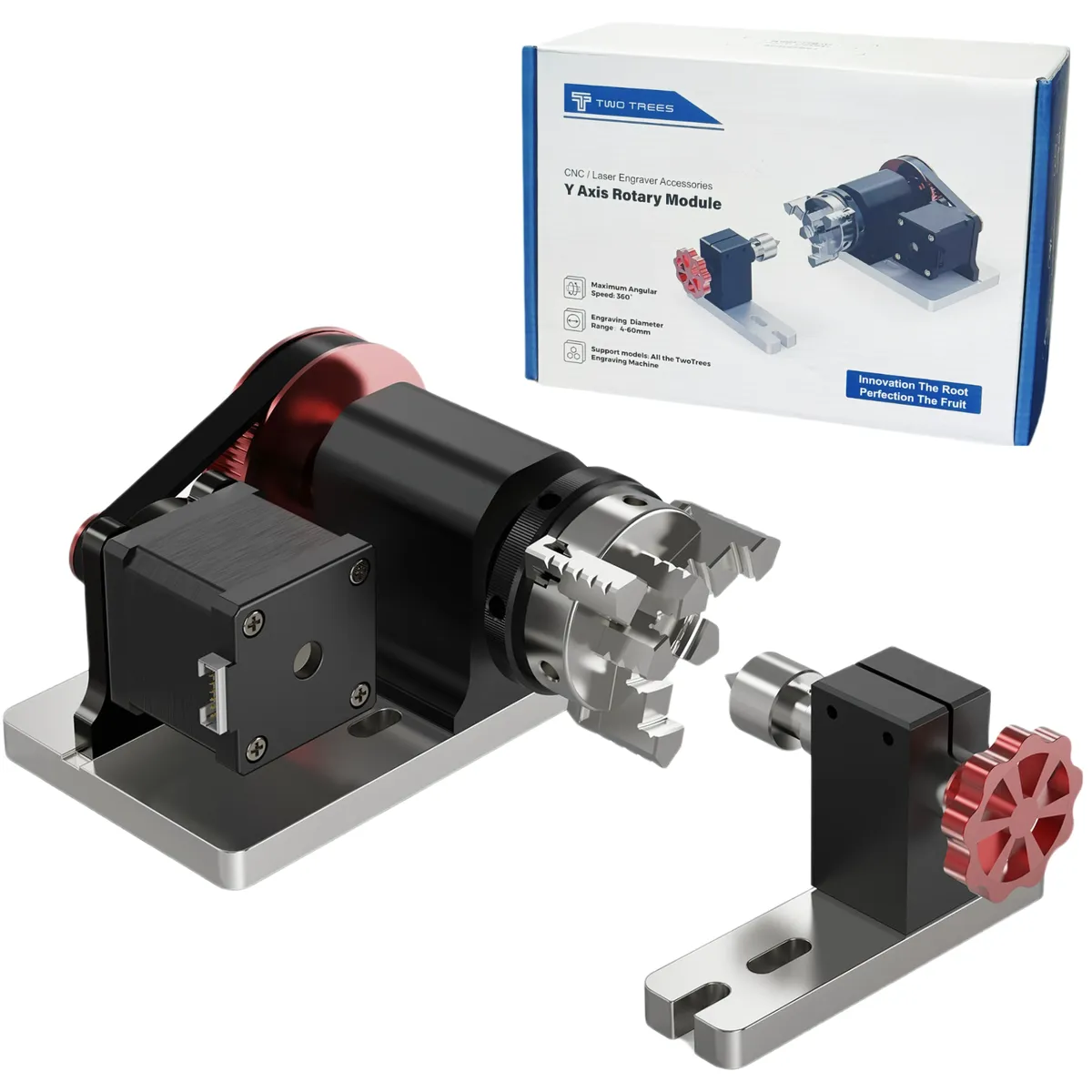Twotrees 4th Axis Rotary Module Laser Engraver Rotating module Kit