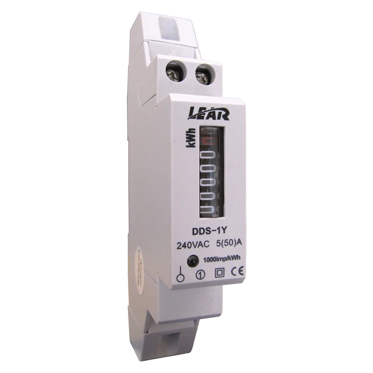 2 Pole Din Rail kWh Meter