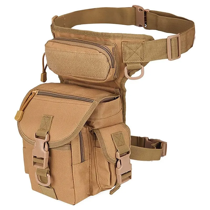 Tactical Waist Leg Bag - Khaki