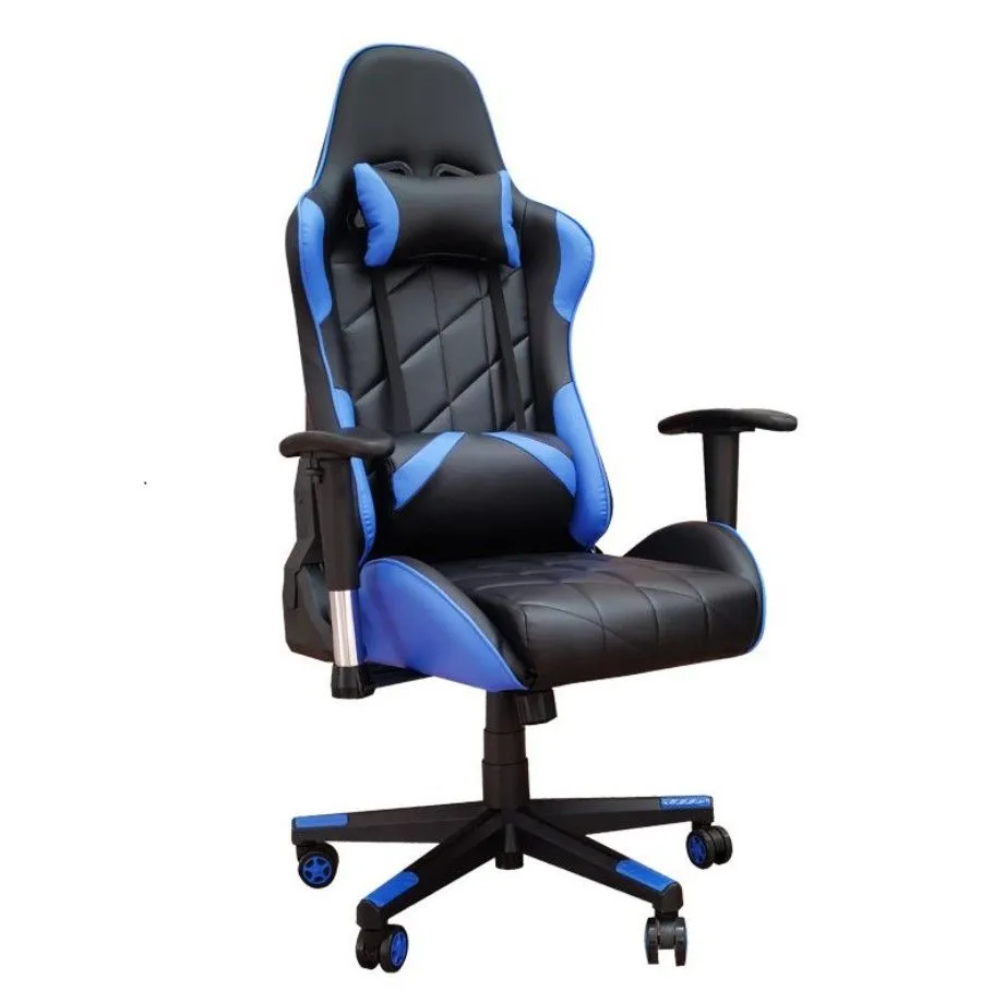 High-Back Adjustable Gaming Chair (Blue)