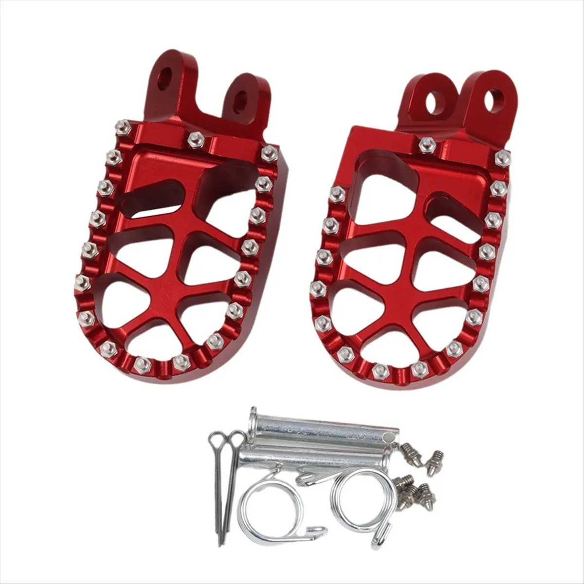 Dirt Bike Motorcycle Footpeg Foot Pegs Pedal Compatible with Universal